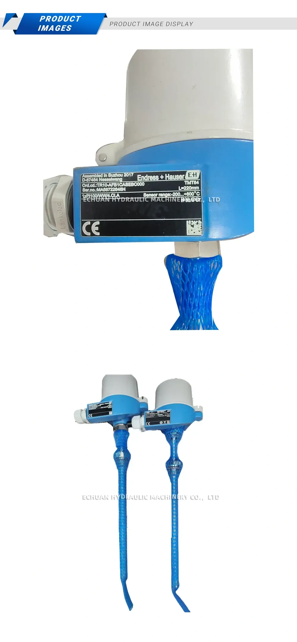 Endress+Hauser TMT84 / TR10-AFB1CASEBC000 Temperature Transmitter with Resistance Thermometer Description