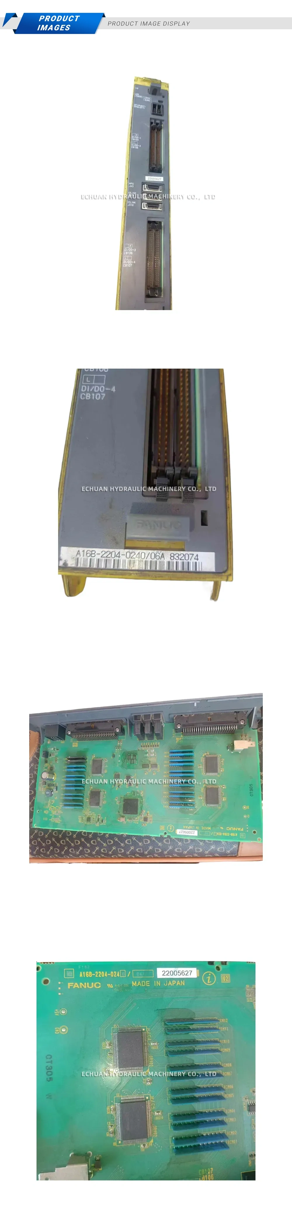 FANUC A16B-2204-0240/06A CNC Controller Main Board Description