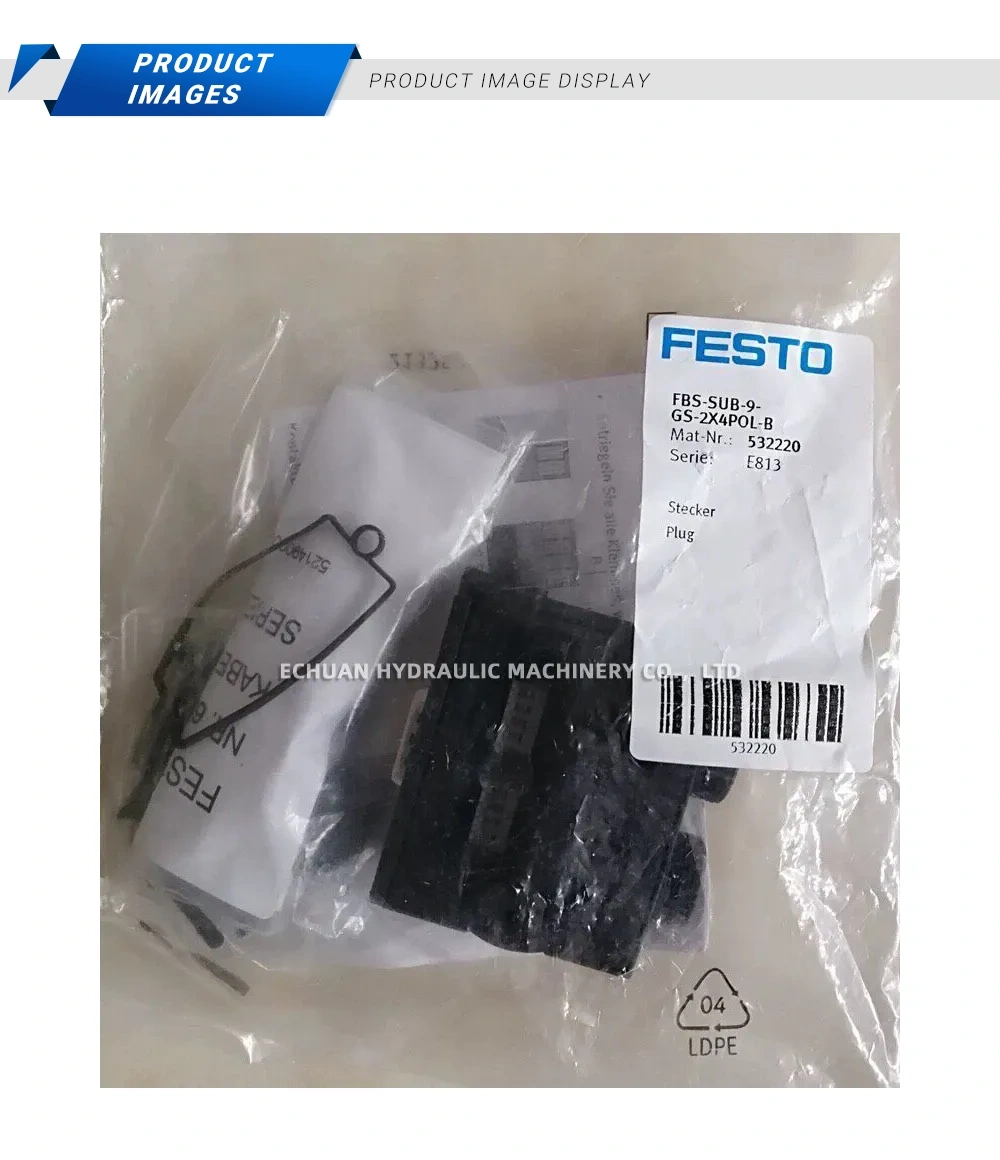 FESTO FBS-SUB-9-GS-2X4POL-B Electrical Plug Description