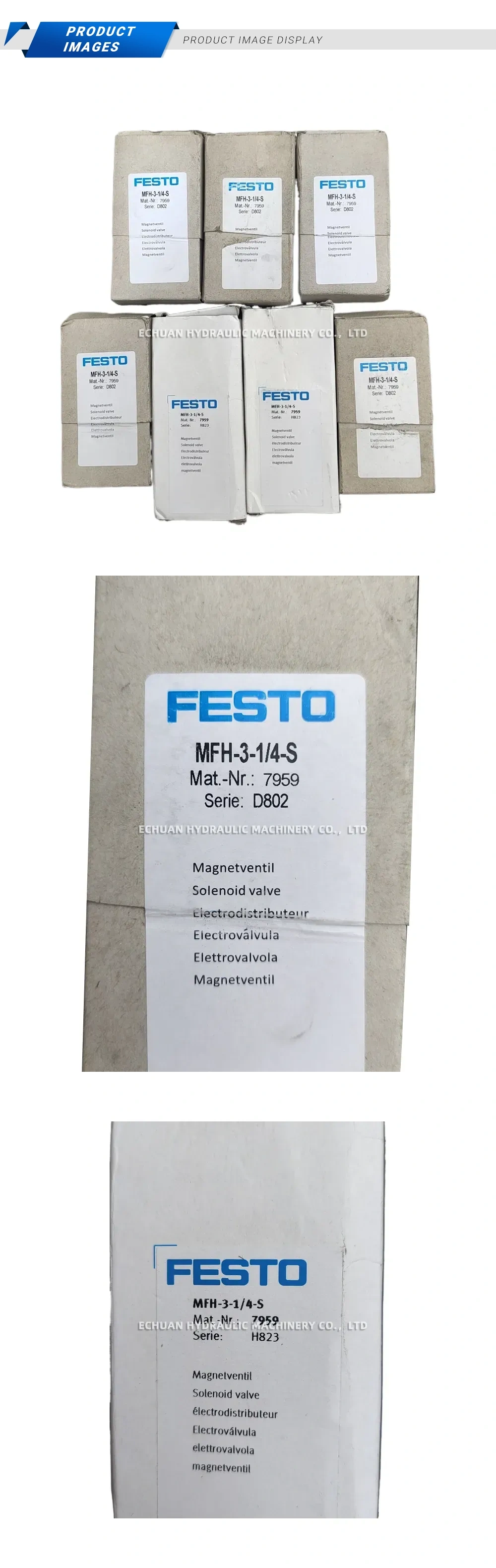 FESTO MFH-3-1/4-S Solenoid valve Description