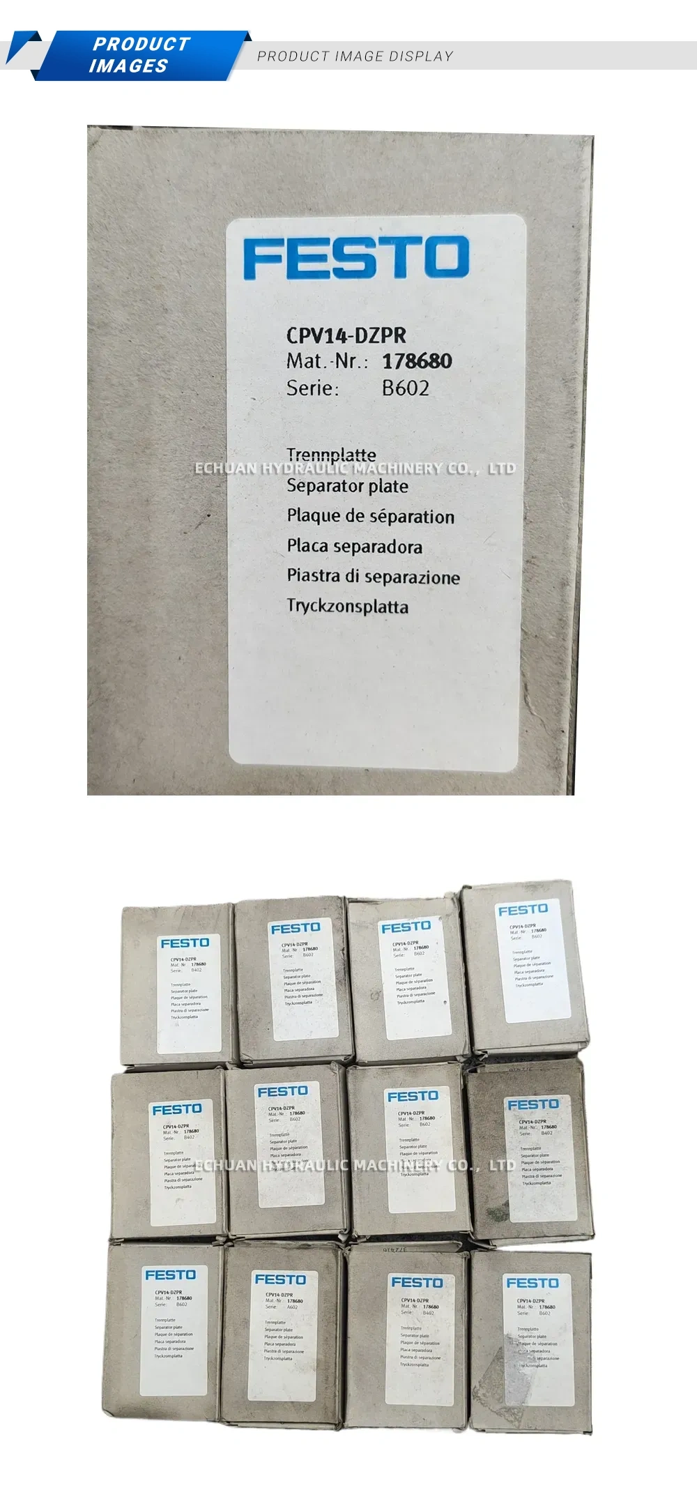 Festo CPV14-DZPR Separator plate Description
