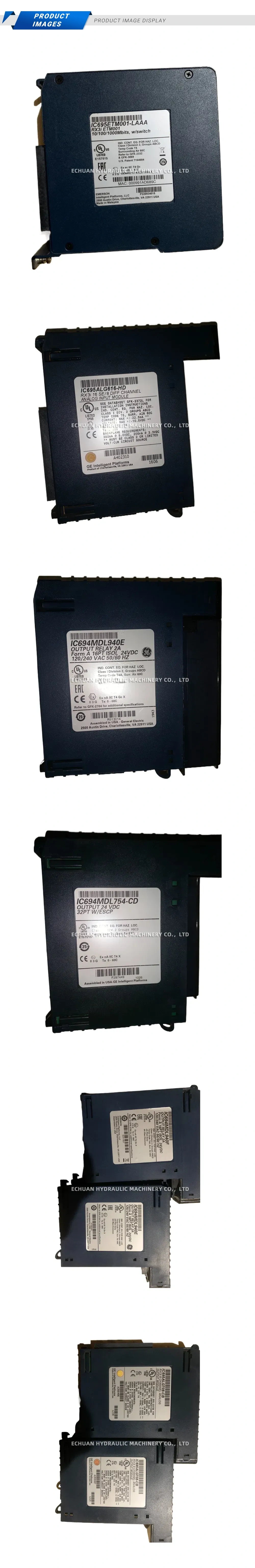 GE / Emerson IC695ETM001, IC695ALG616, IC694MDL940E, IC694MDL754, IC694MDL940F, IC698ALG708, IC695ALG708 PLC I/O Modules Description