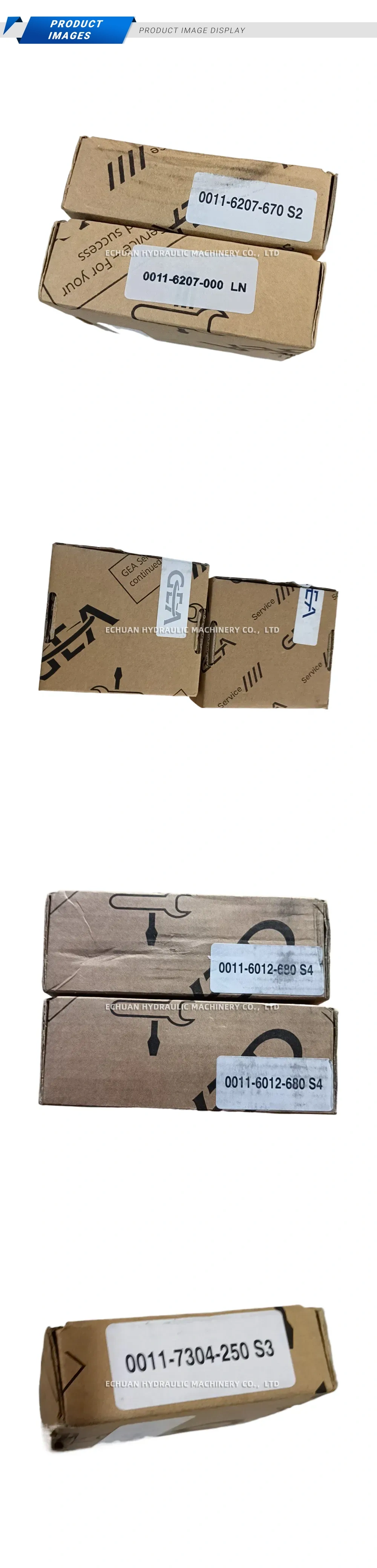 GEA 0011-6207-670, 0011-6207-000, 0011-6012-680, 0011-7304-250 Service Kit / Spare Part Kit Description