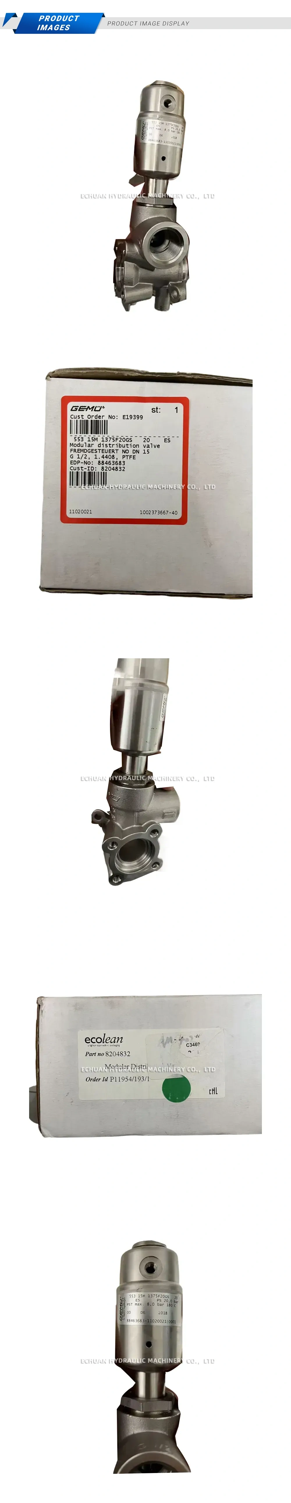 GEMU 553 15M 1375F20GS Modular distribution valve Description