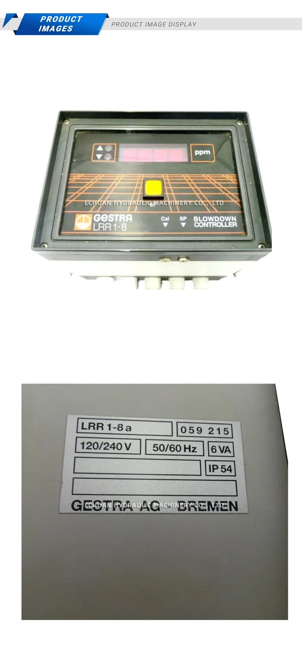 GESTRA LRR 1-8 a Blowdown Controller Description
