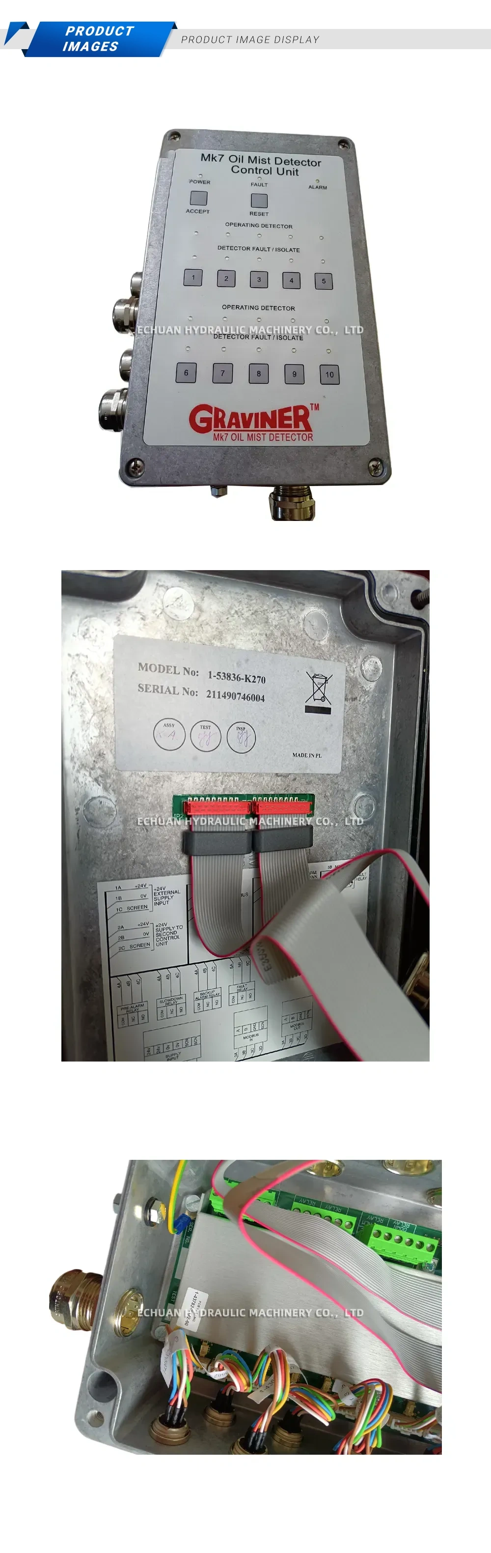 GRAVINER Mk7 Oil Mist Detector Control Unit Description