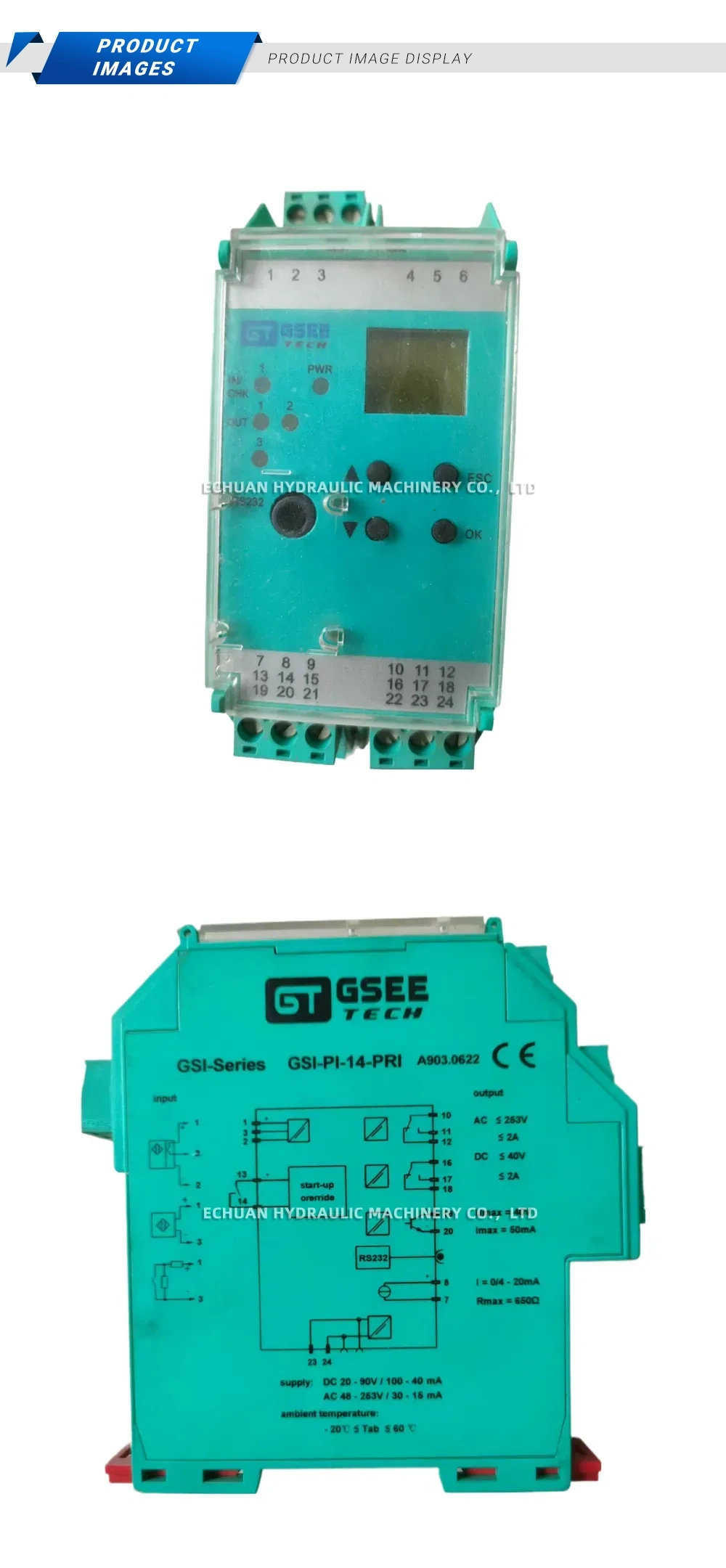 GSEE TECH GSI-PI-14-PRI Programmable Interface Module Description