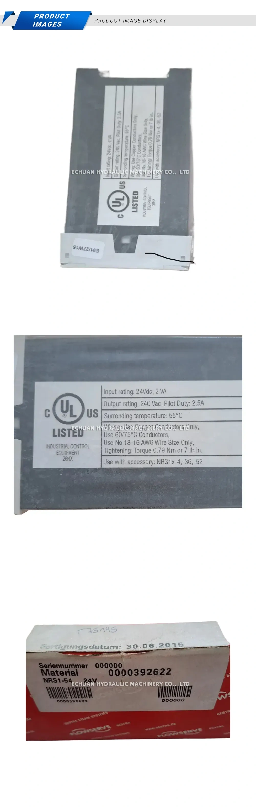 Gestra NRS1-54 Level Controller Description