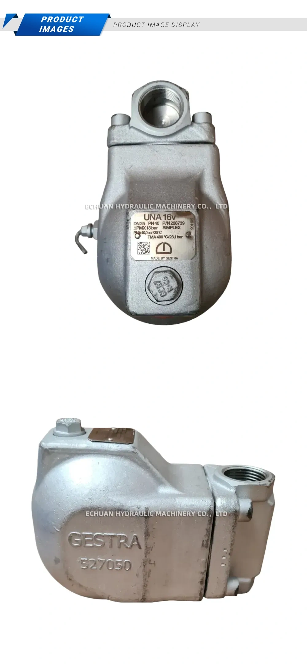 Gestra UNA 16v Thermodynamic Steam Trap Description