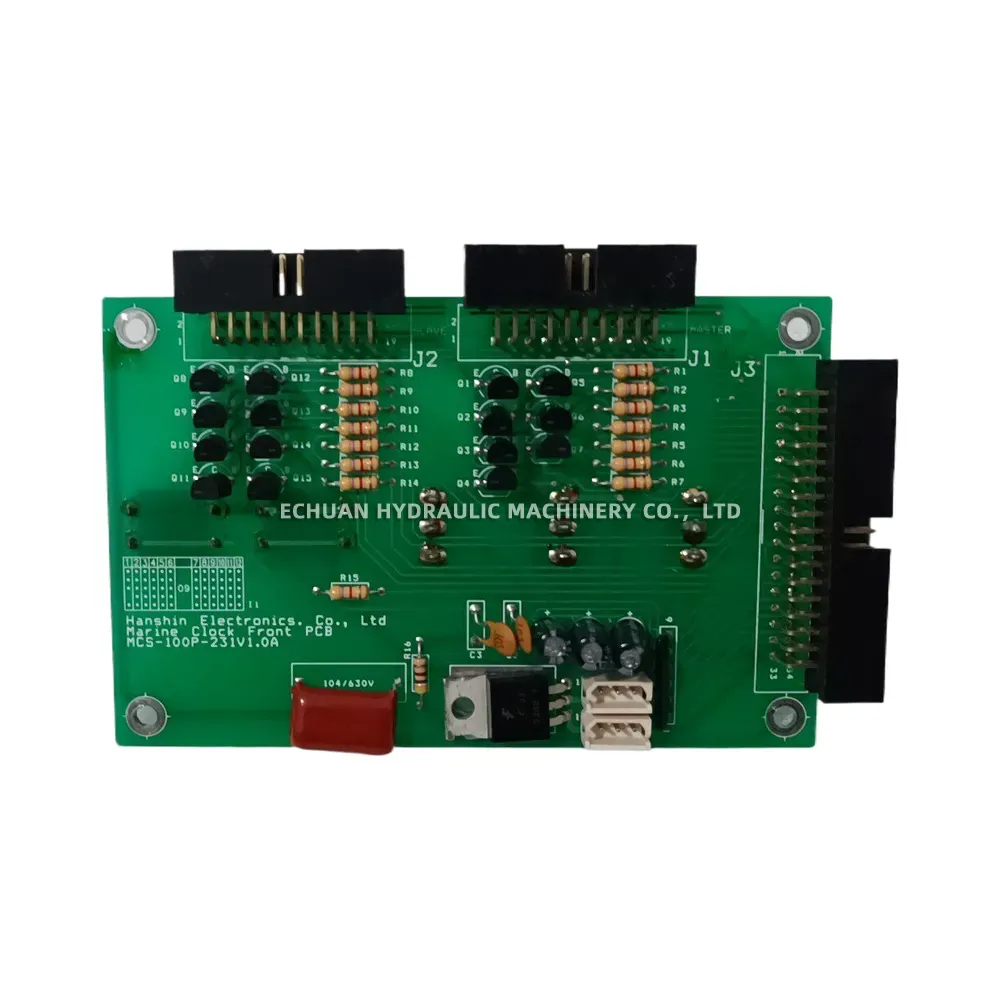 Hanshin Electronics MCS-100P-231V1.0A Marine Clock Front PCB