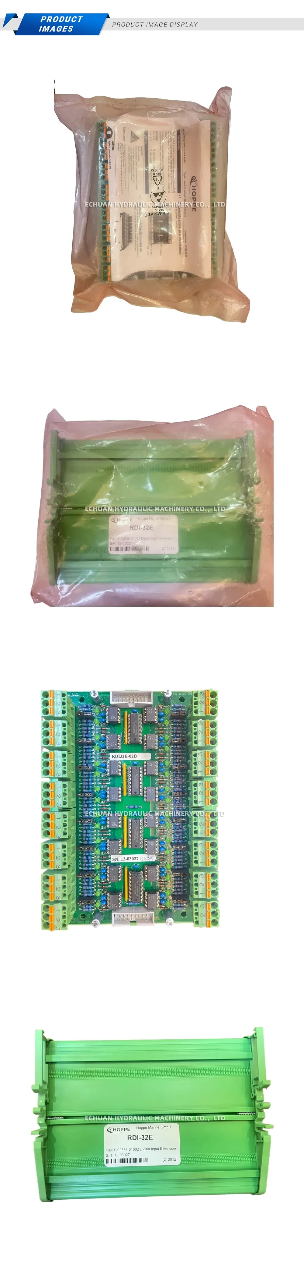 Hoppe RDI-32E Digital Input Extension Board Description