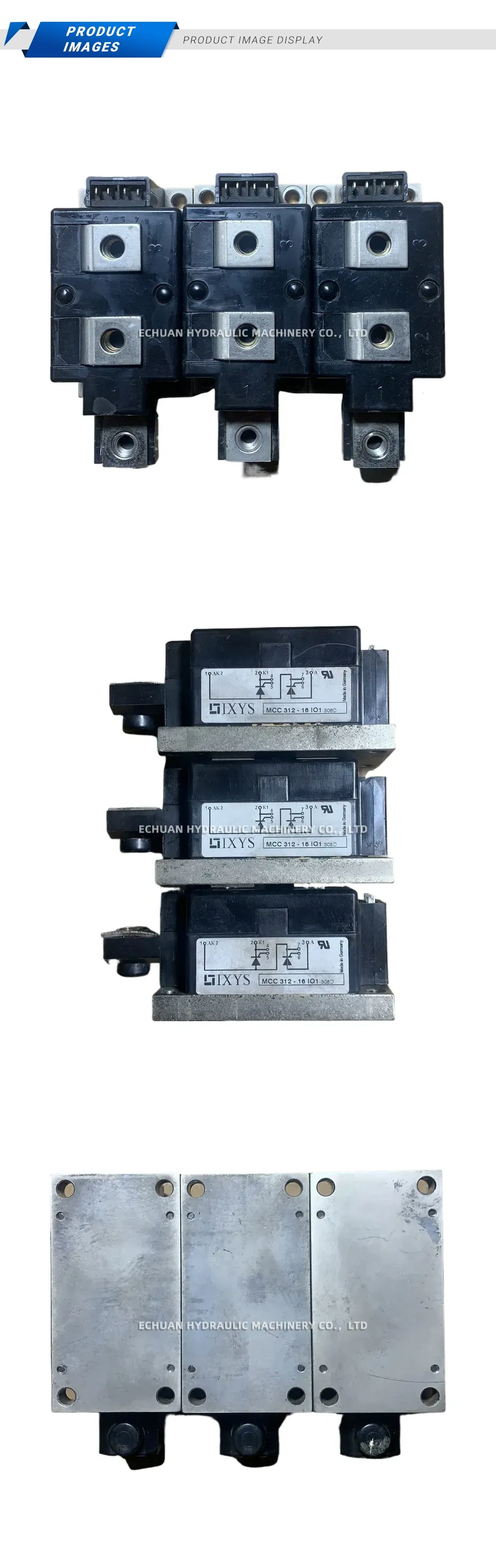 IXYS MCC 312-16IO1 Phase Control Thyristor Module Description