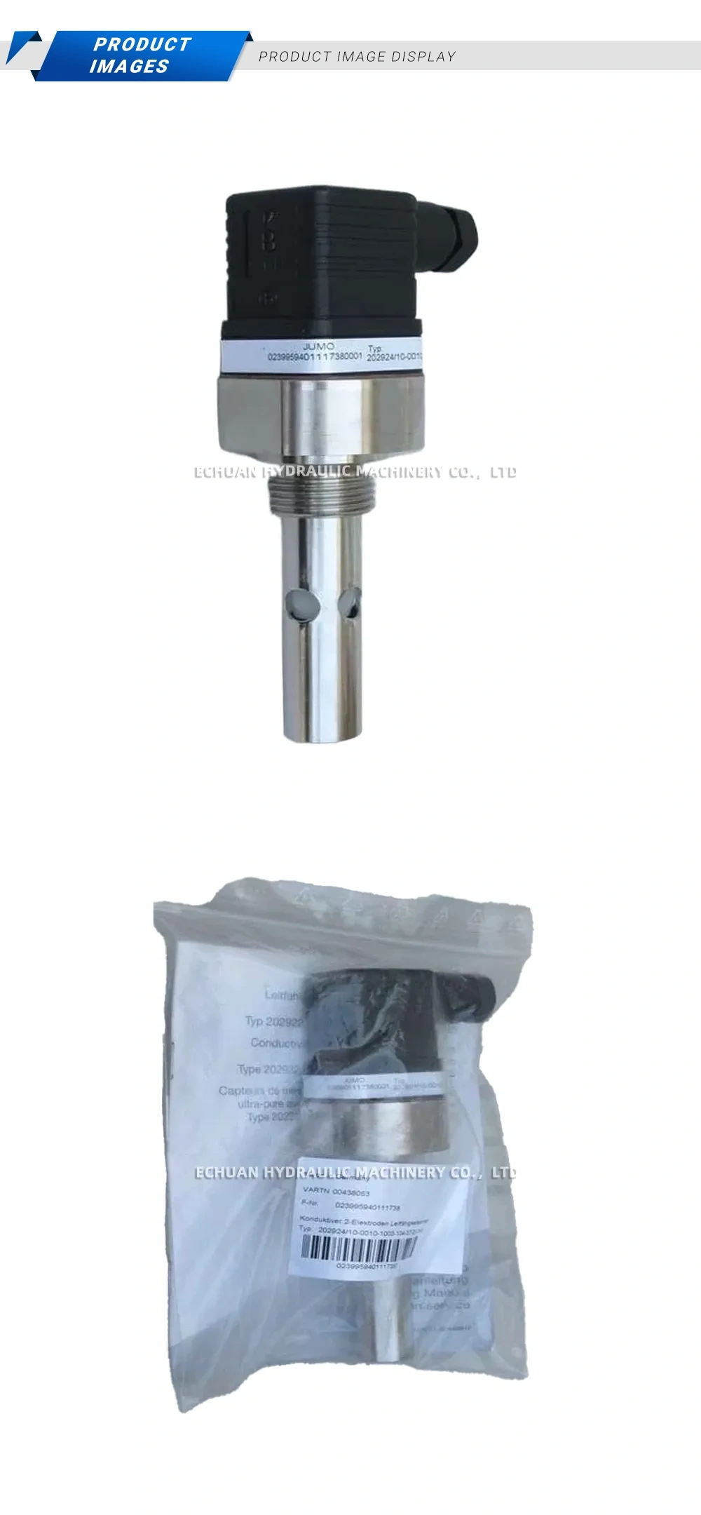 JUMO 202924/10-0010-1003-104-37-26-26-0 Conductivity Sensor Description