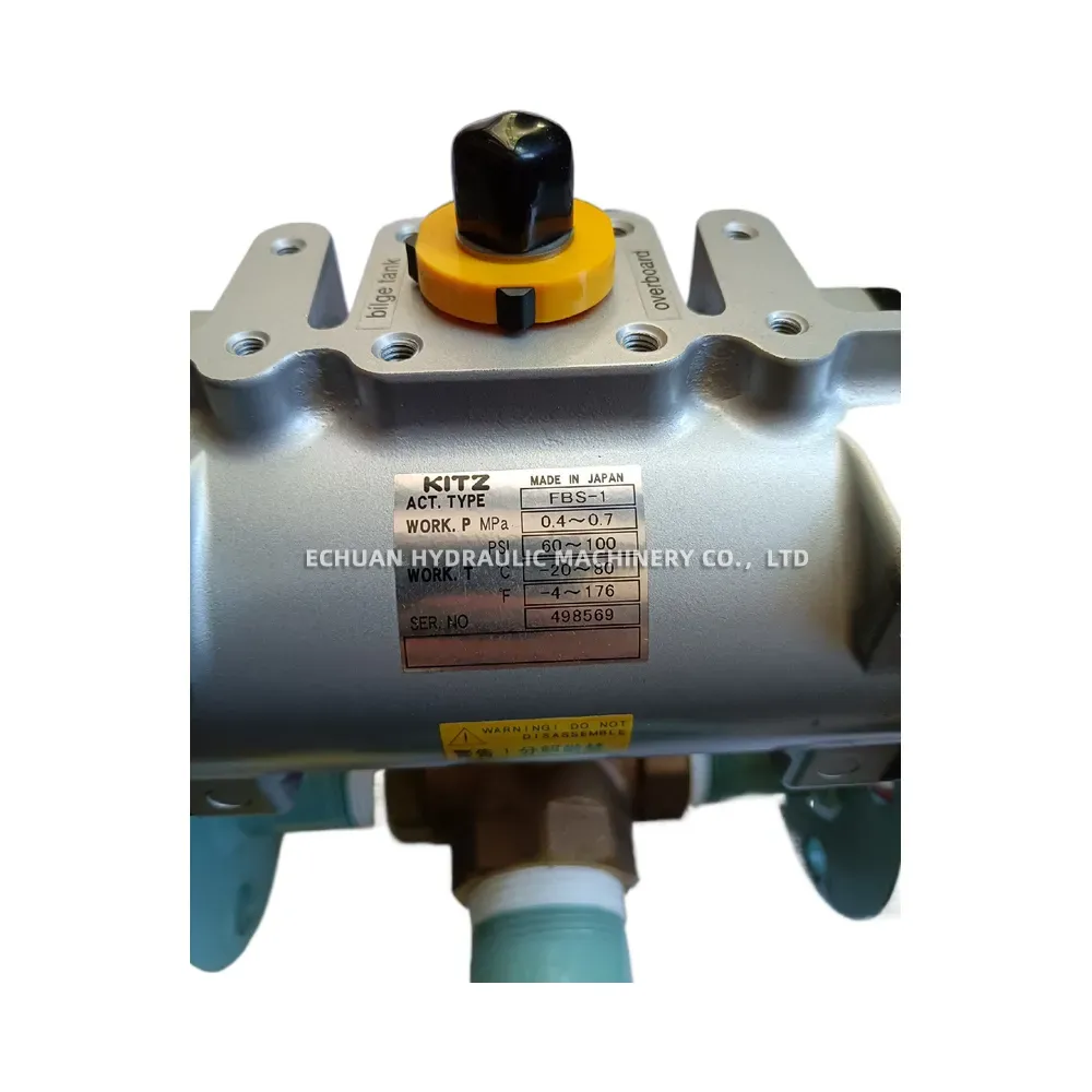KITZ FBS-1 Pneumatic Actuator Valve Assembly