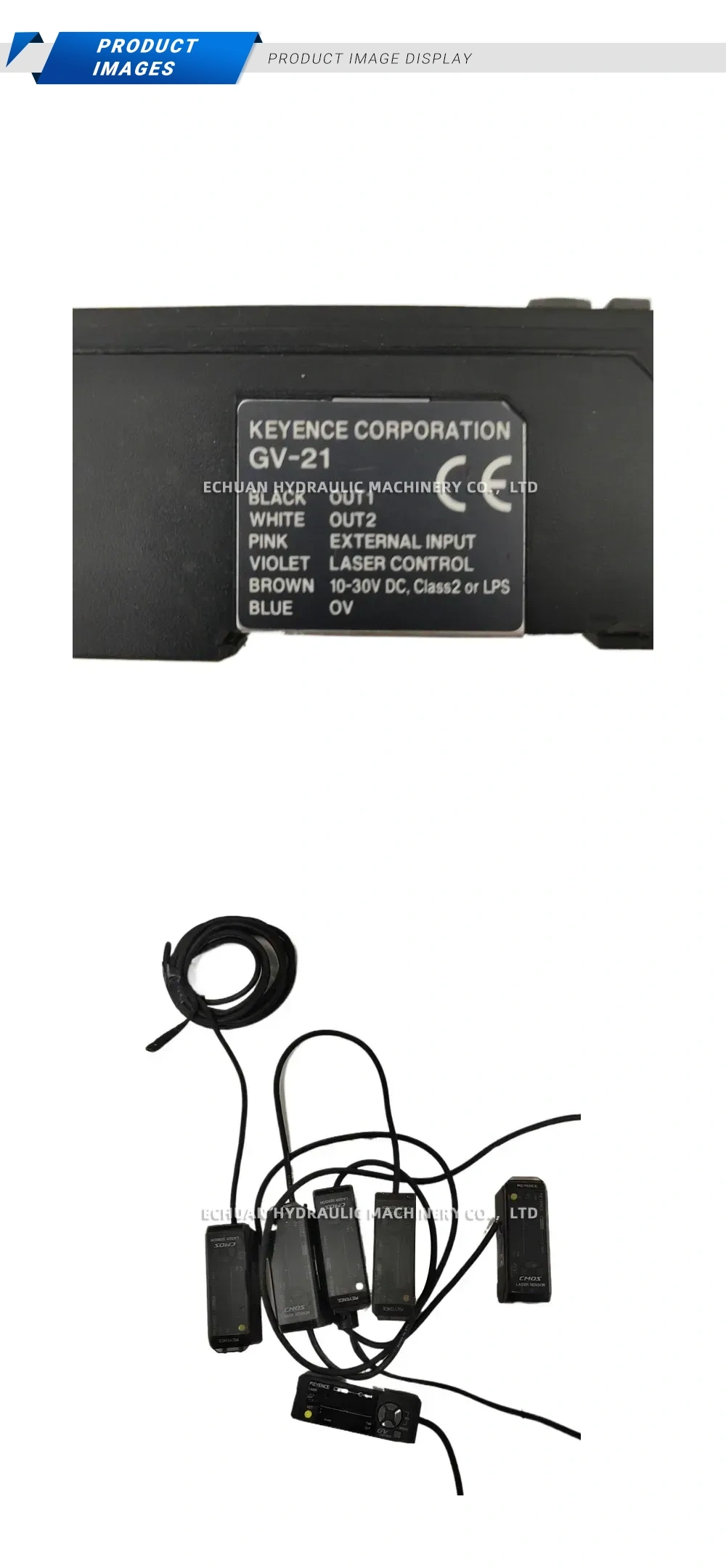 Keyence GV-21 CMOS Laser Sensor Description