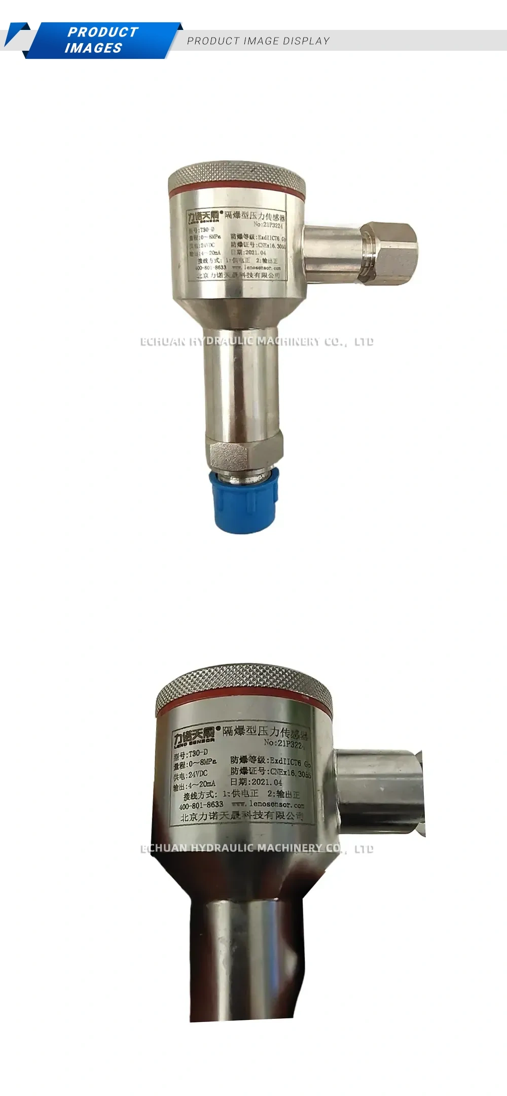 LENO SENSOR T30-D Flameproof Pressure Transmitter Description