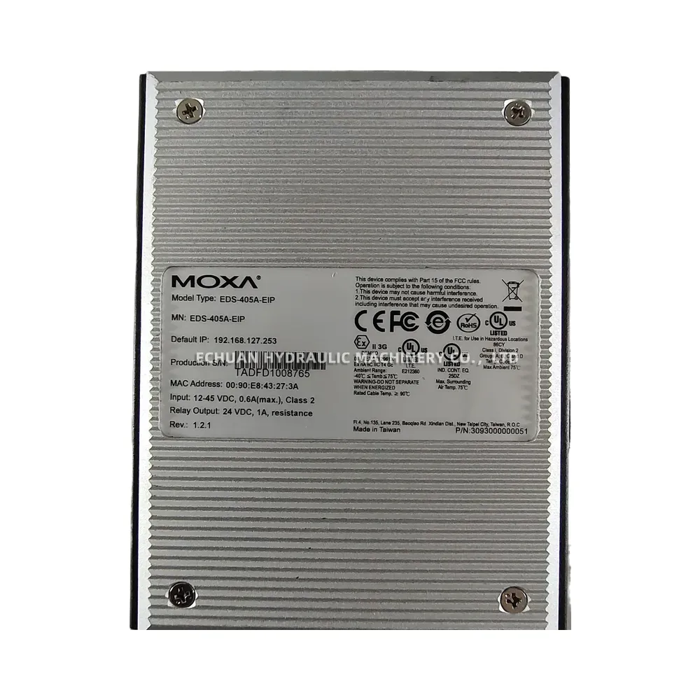 MOXA EDS-405A-EIP Industrial Ethernet Switch