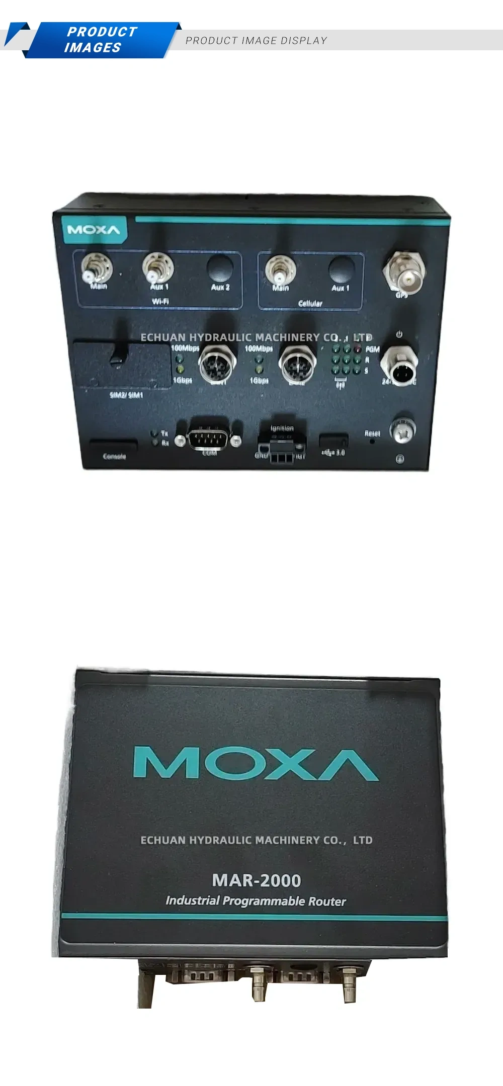 MOXA MAR-2000 Industrial Programmable Router Description