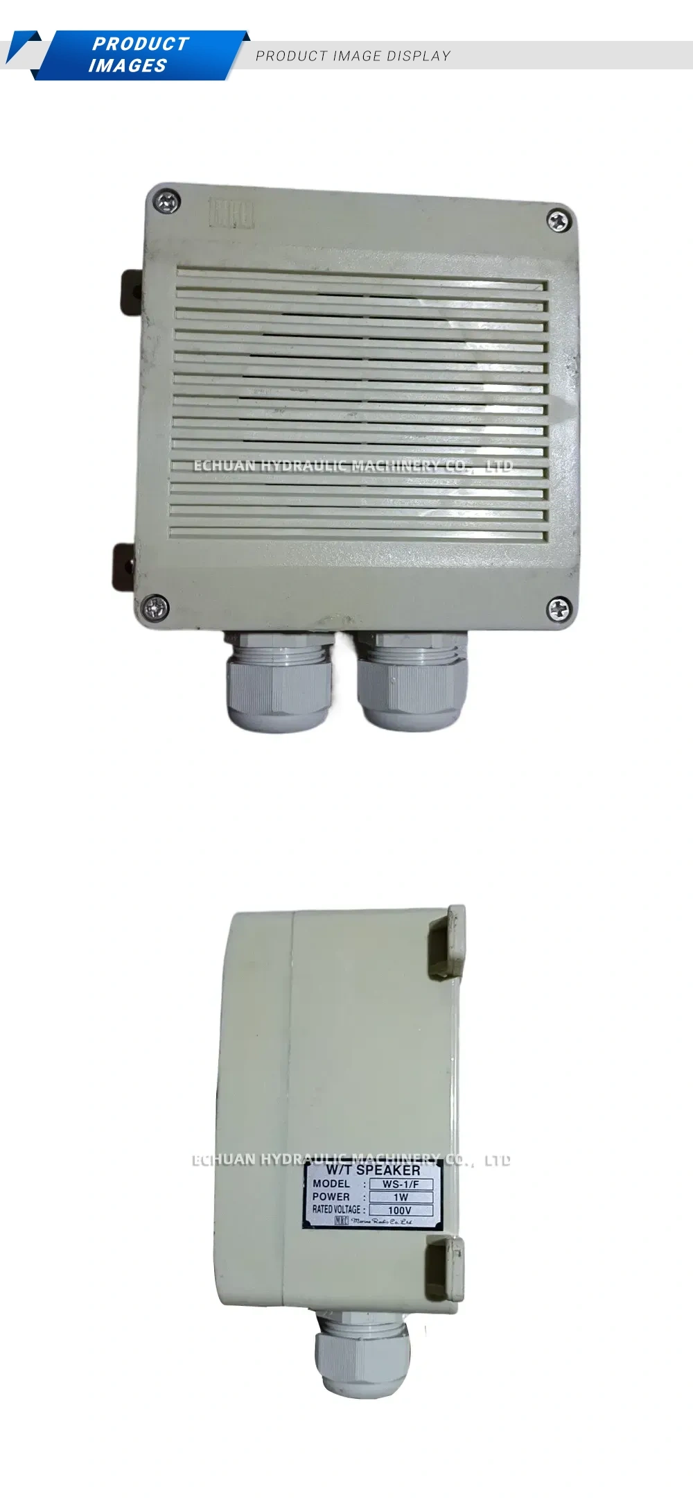 MRI WS-1/F W/T Speaker Description