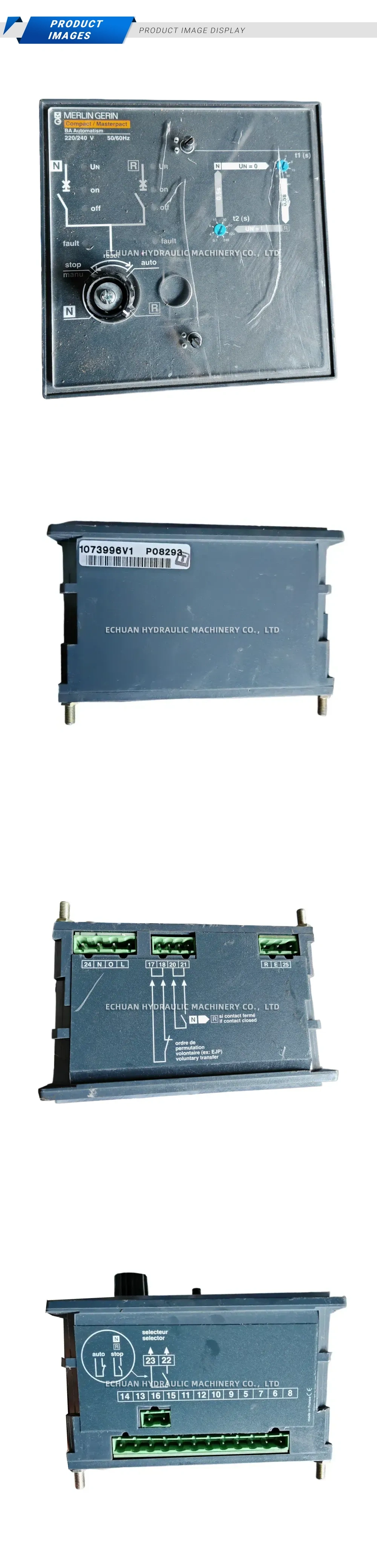Merlin Gerin 1073996V1 Automatic Transfer Switch Controller (BA Automatisme) Description