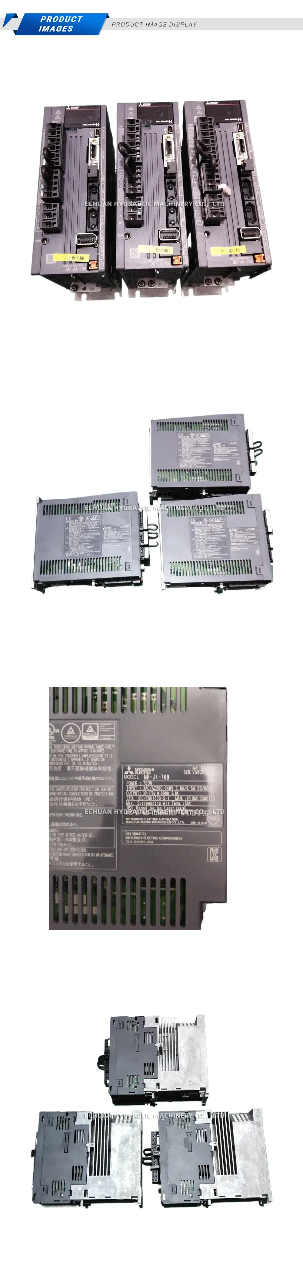 Mitsubishi Electric MR-J4-70B AC Servo Amplifier Description