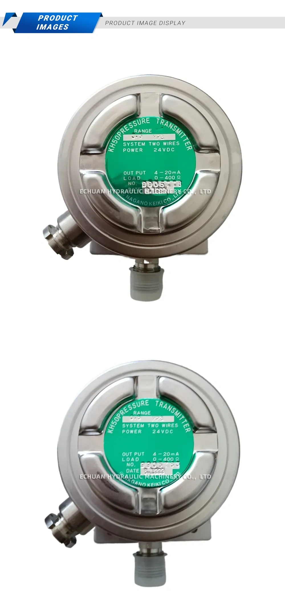 NAGANO KEIKI KH50 Pressure Transmitter Description