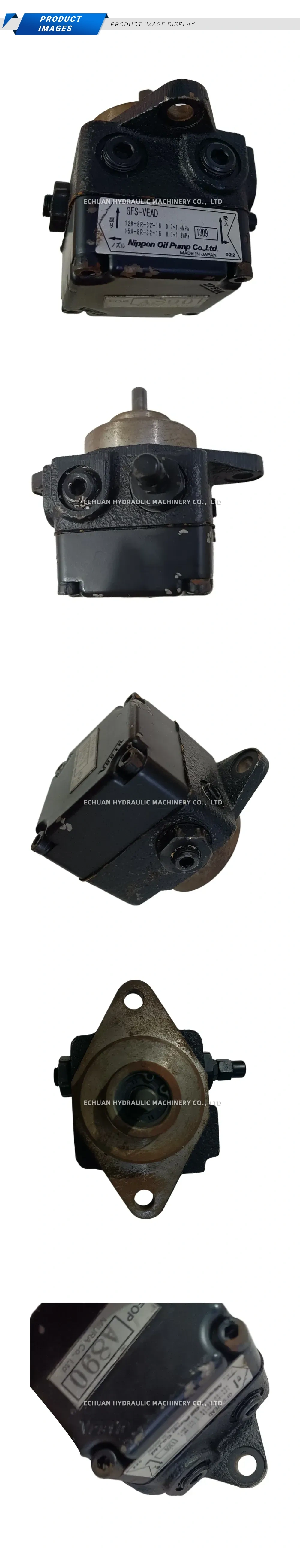 Nippon Oil Pump GFS-VEAD Hydraulic Gear Pump Description