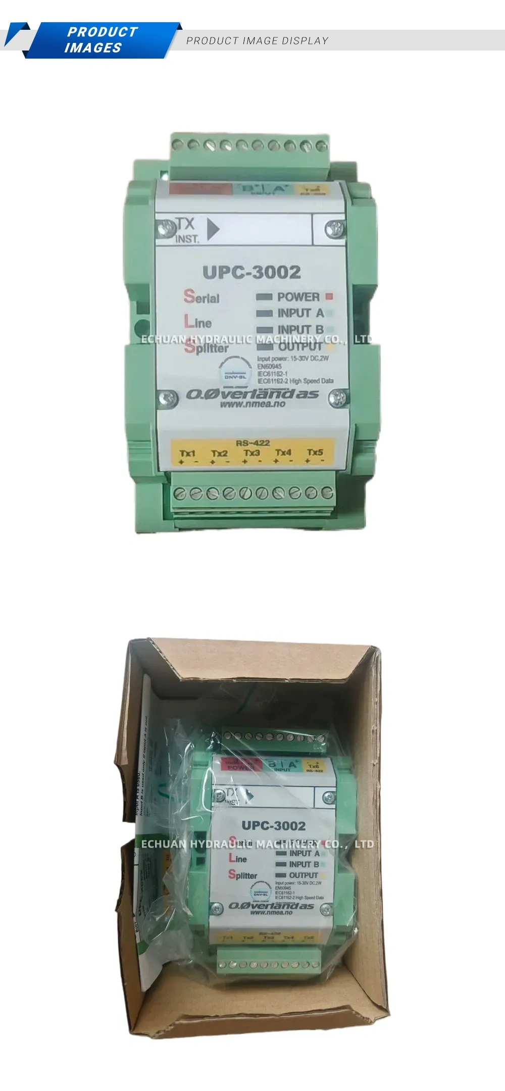 O.Overläntas UPC-3002 Serial Line Splitter Description