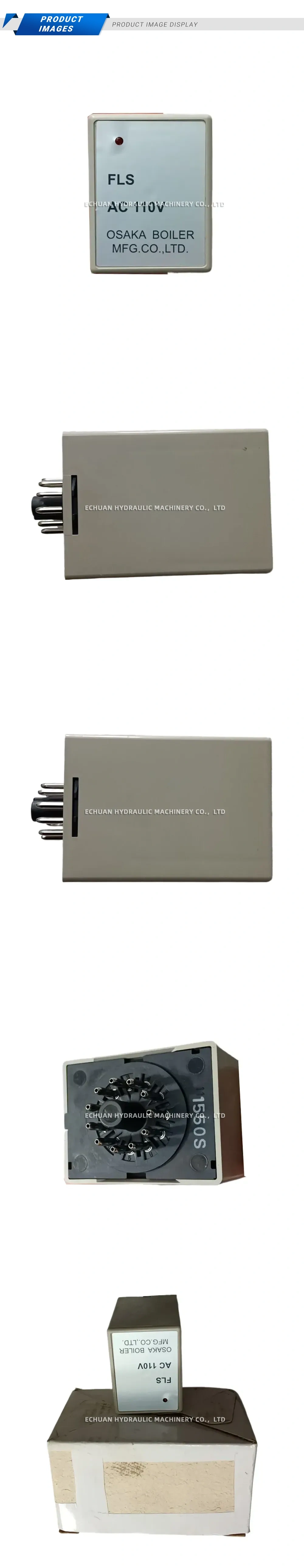 OSAKA BOILER J1550S Flame Safety Relay Description
