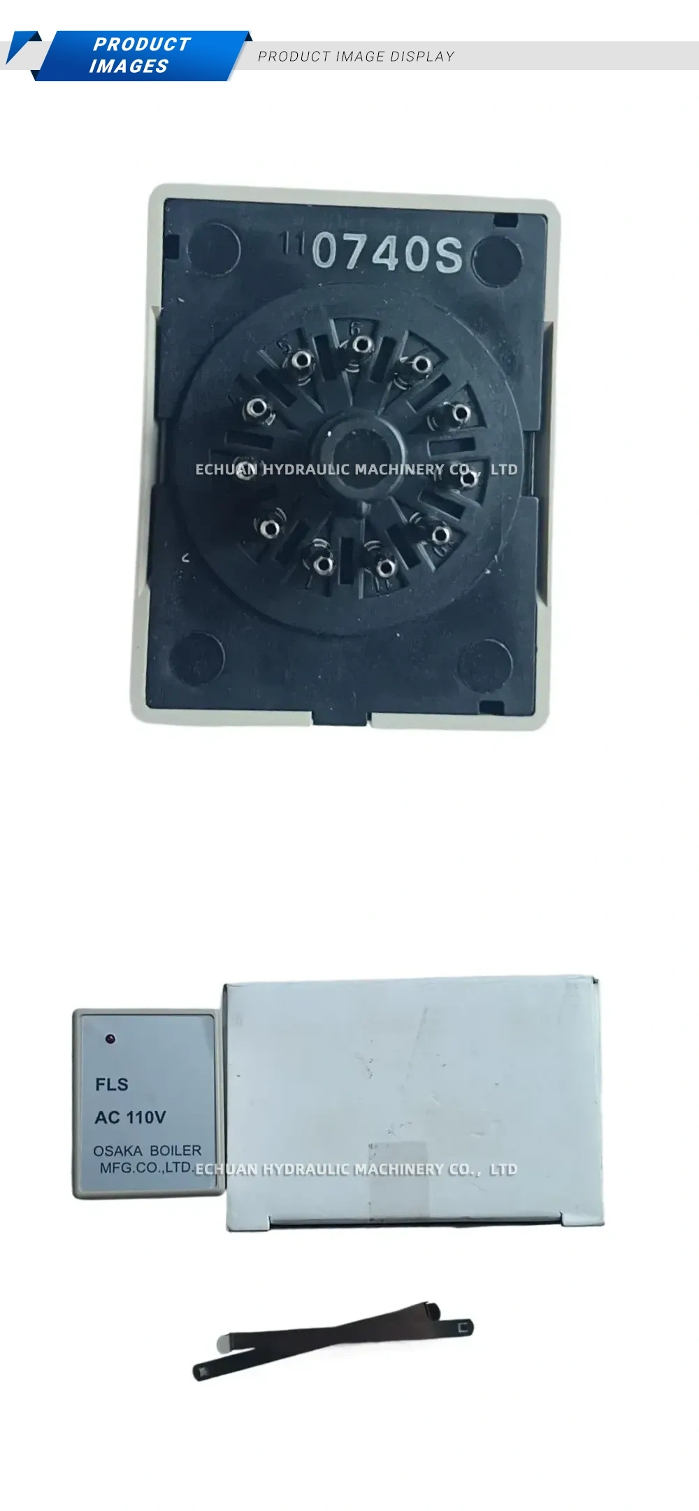 Osaka Boiler 110740S Flame Safety Relay Description