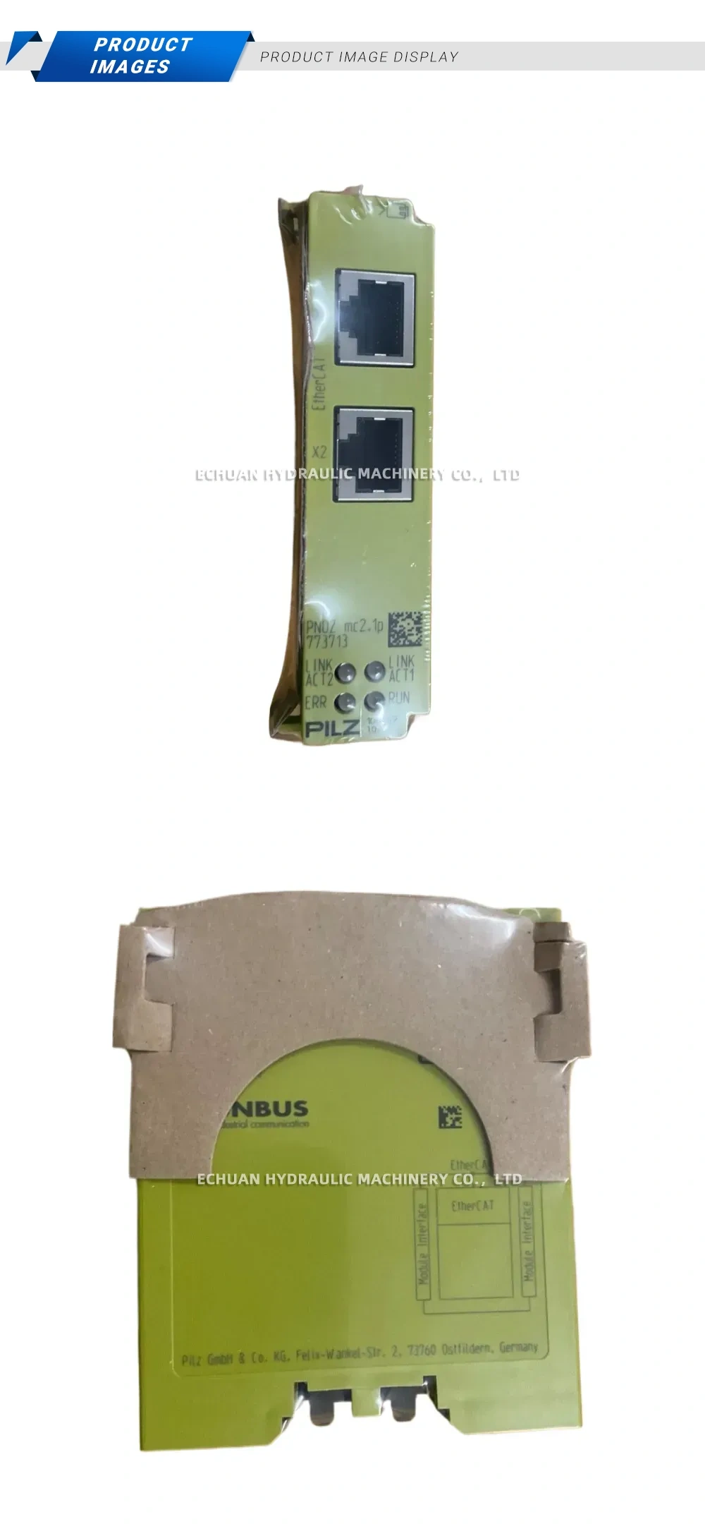 PILZ PNOZ mrc2.1p (773713) EtherCAT Communication Module Description