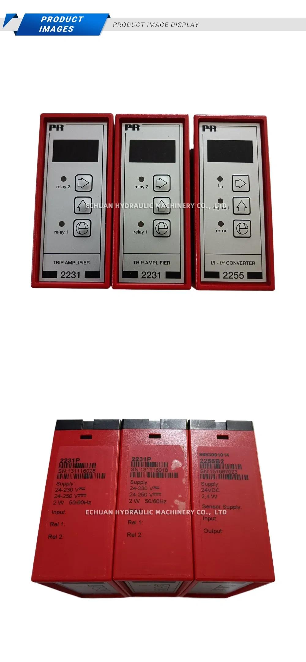 PR 2231 / 2255 Trip Amplifier / Signal Converter Module Description