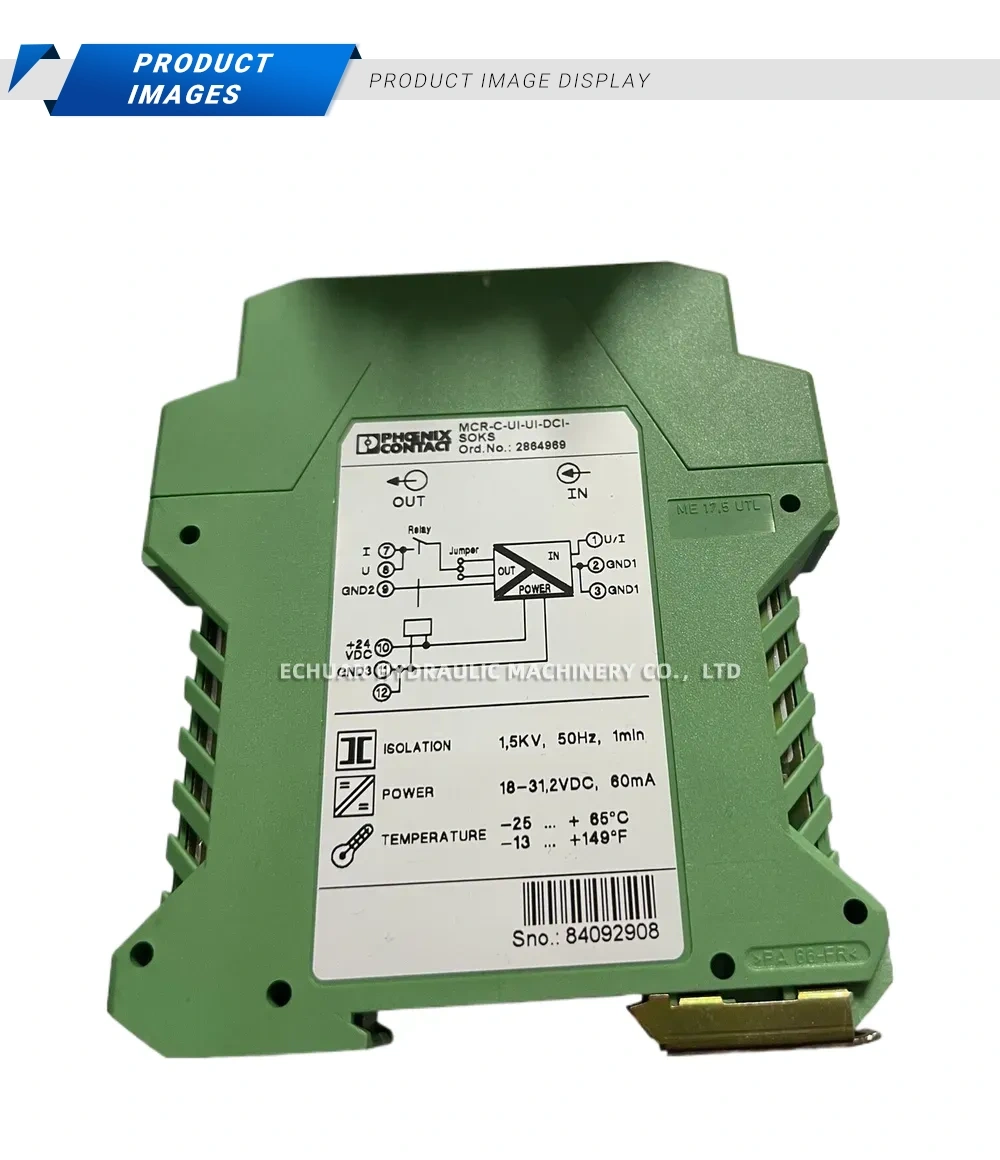 Phoenix Contact MCR-C-UI-UI-DCI-SOKS Signal Conditioning Module Description