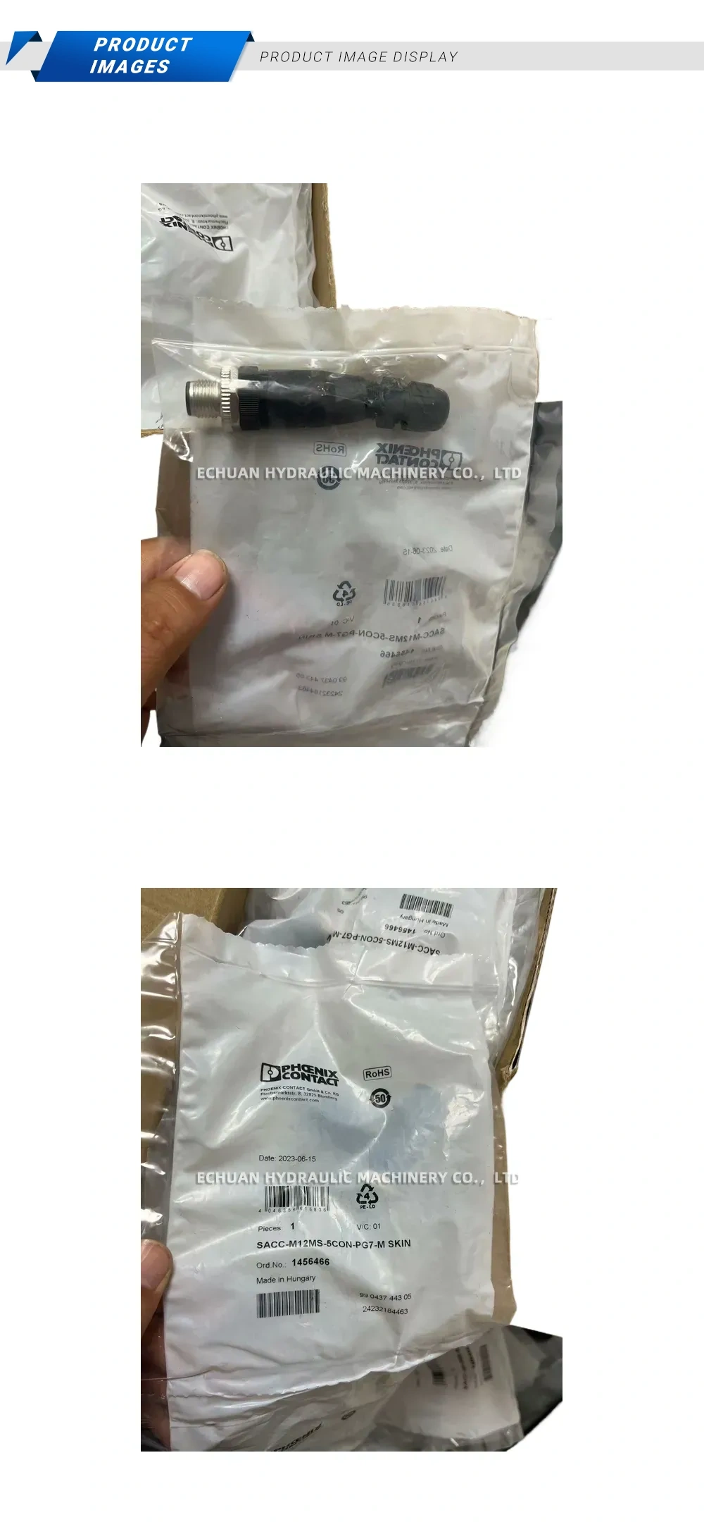 Phoenix Contact SACC-M12MS-5CON-PG7-M SKIN M12 Male Connector with PG7 Cable Gland Description