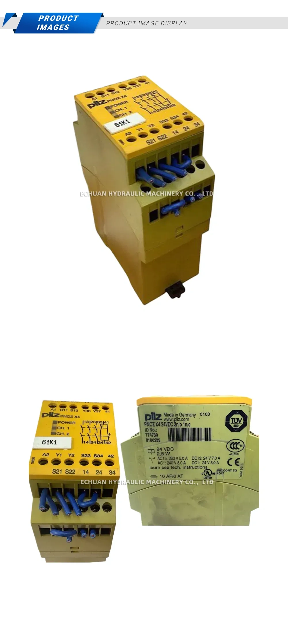 Pilz PNOZ X4 Safety Relay Description