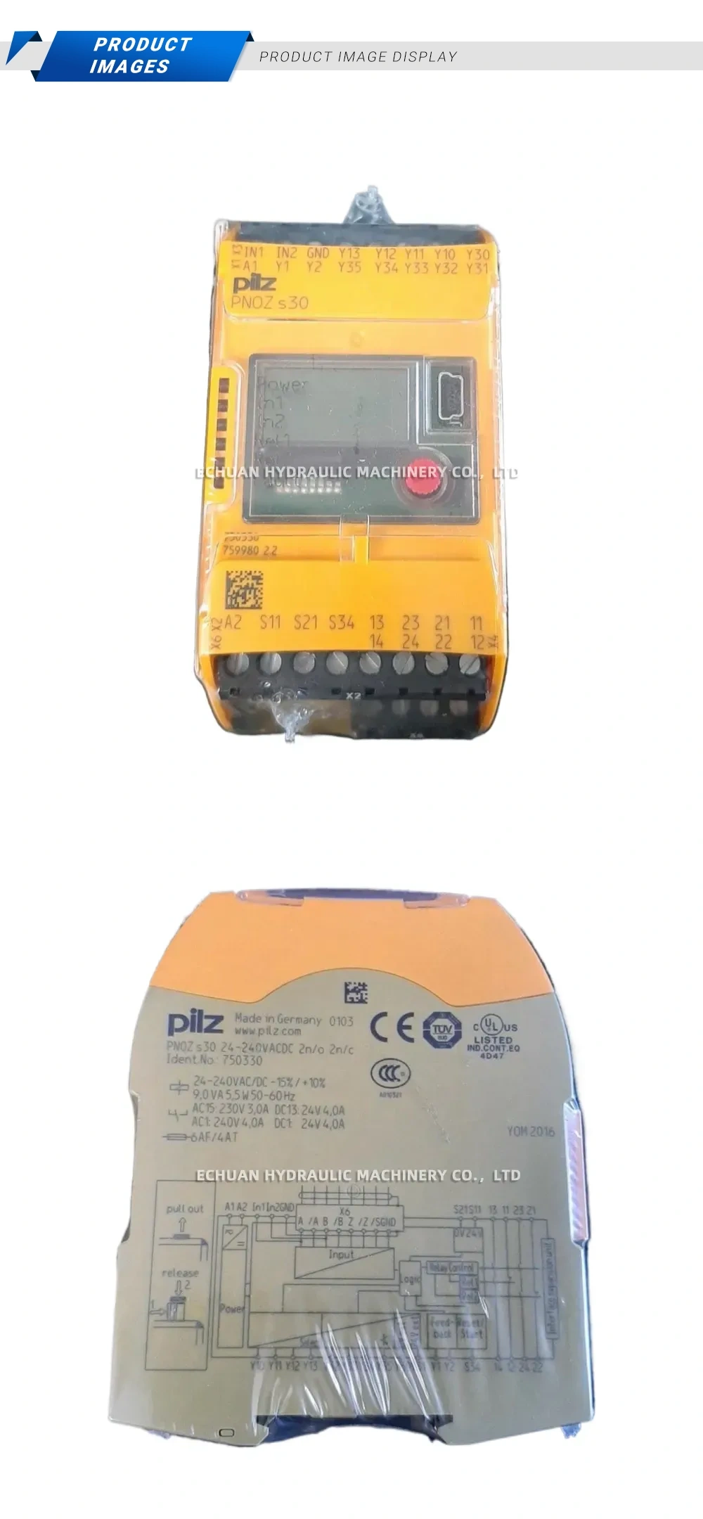 Pilz PNOZ s30 Safety Relay Description