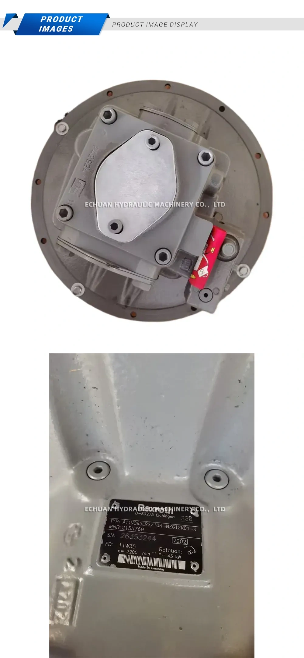 Rexroth A11V095LRS/10R-NZG12K01-K Axial Piston Variable Pump Description