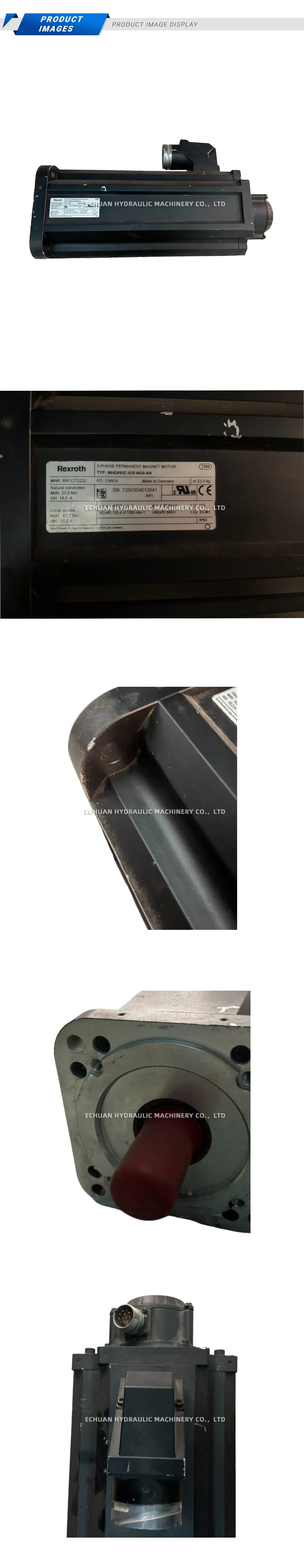 Rexroth MHD093C-035-NG0-AN 3-Phase Permanent Magnet Motor Description