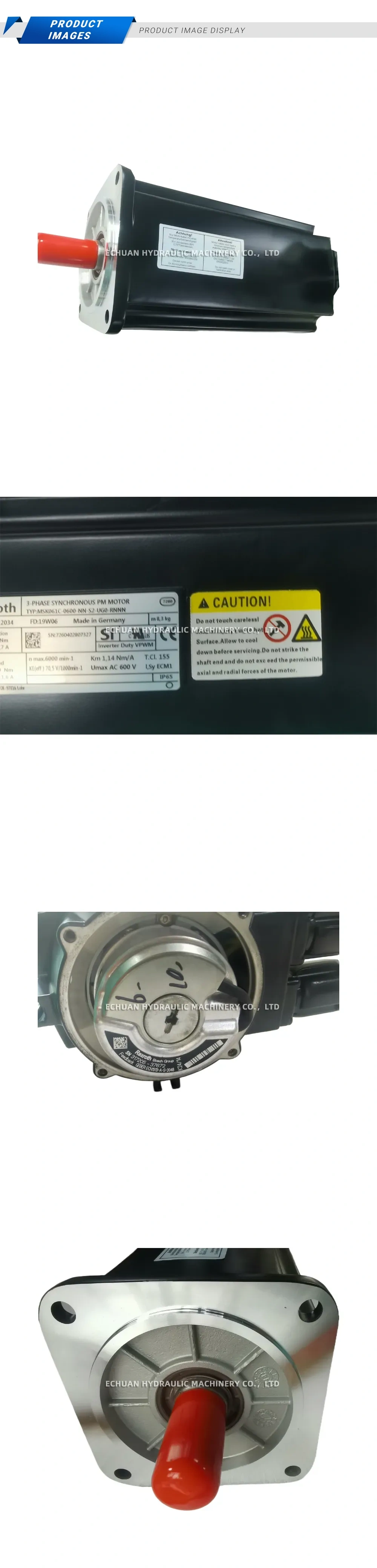 Rexroth MSK061C-0600-NN-S2-UG0-RNNN 3-Phase Synchronous PM Motor Description