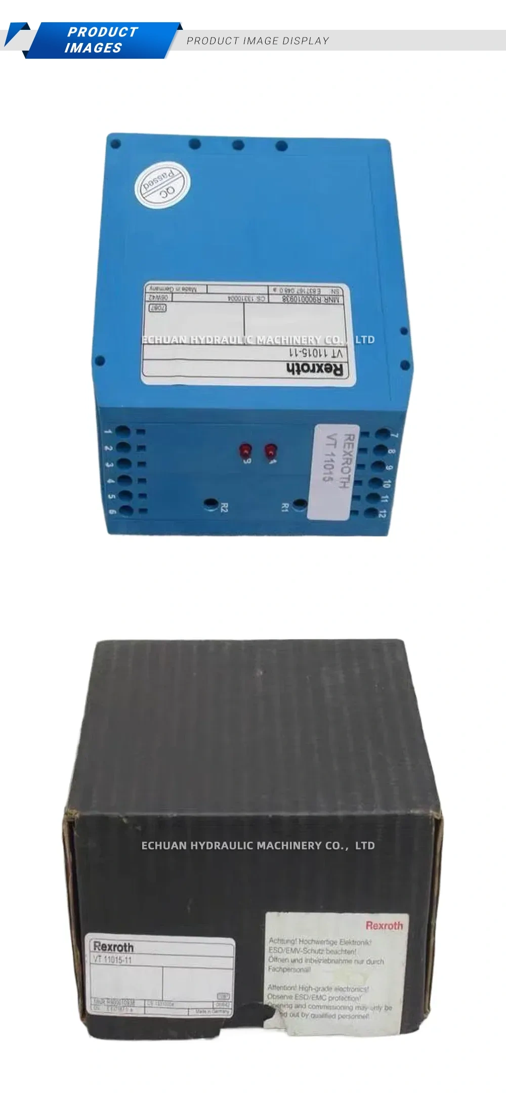 Rexroth VT 11015-11 Proportional Amplifier Card Description