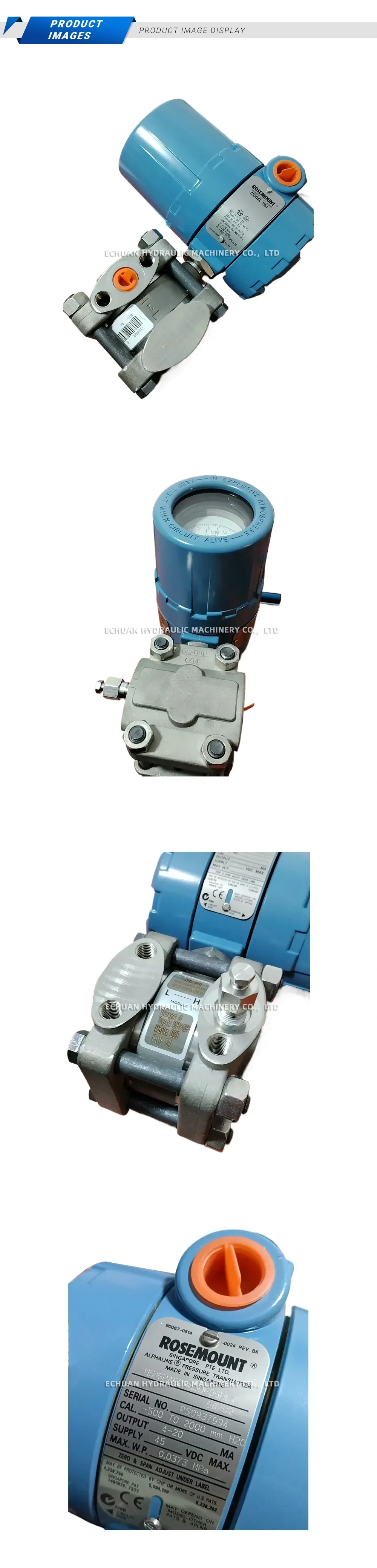 Rosemount 1151GP4E22M3DFD6K14 Pressure Transmitter Description
