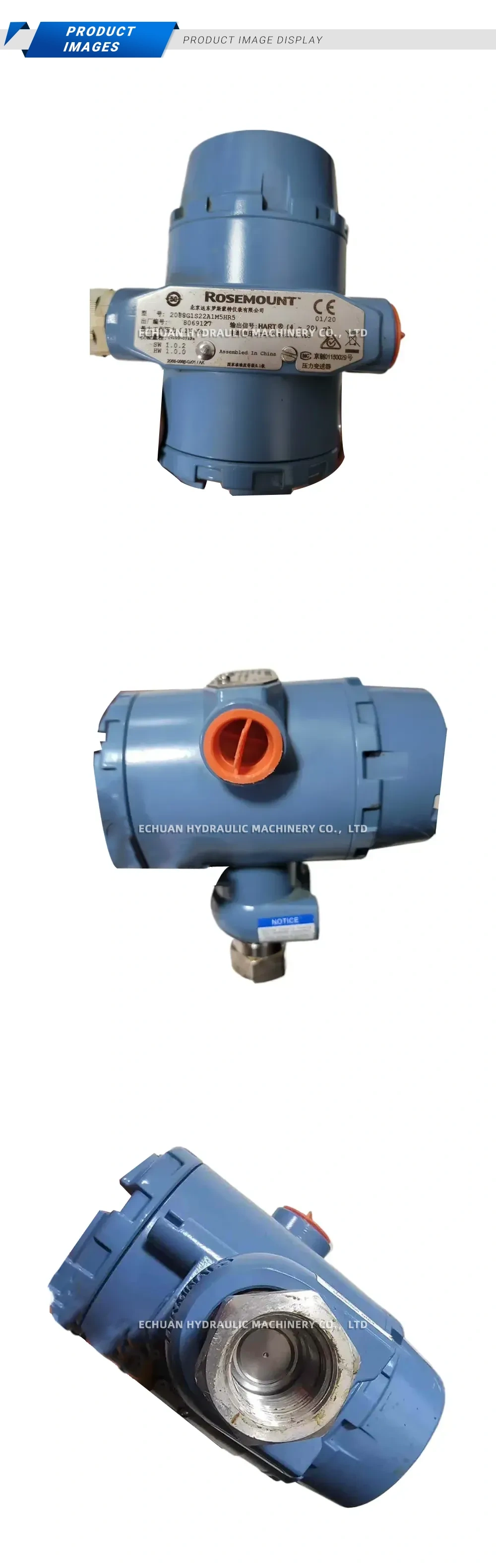 Rosemount 2088G1S22A1M5HR5 Pressure Transmitter Description