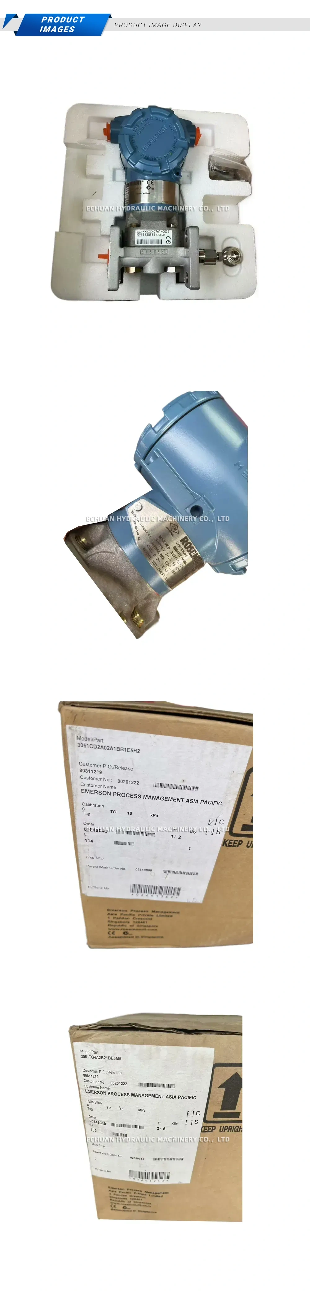 Rosemount 3051CD2A02A1BB1E5H2 Differential Pressure Transmitter Description