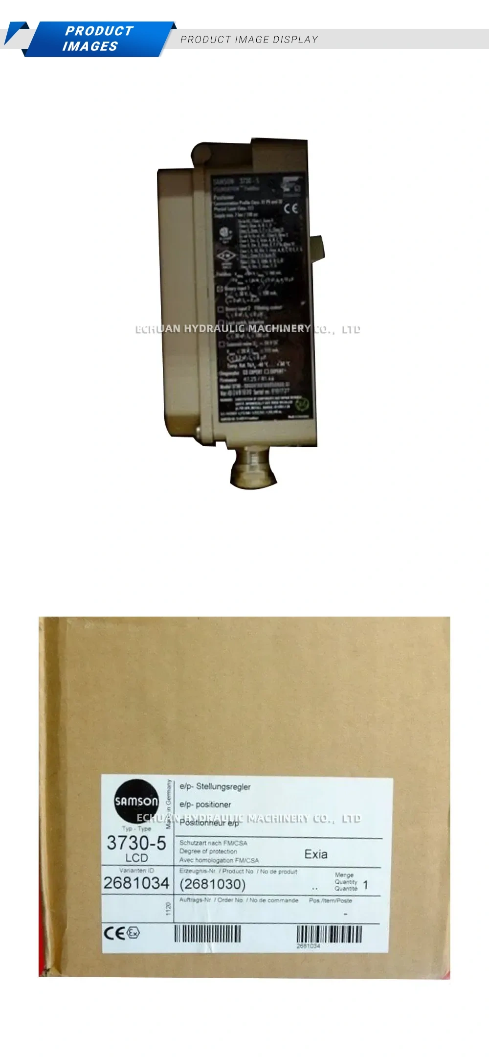 SAMSON 3730-5 Electro-pneumatic positioner Description