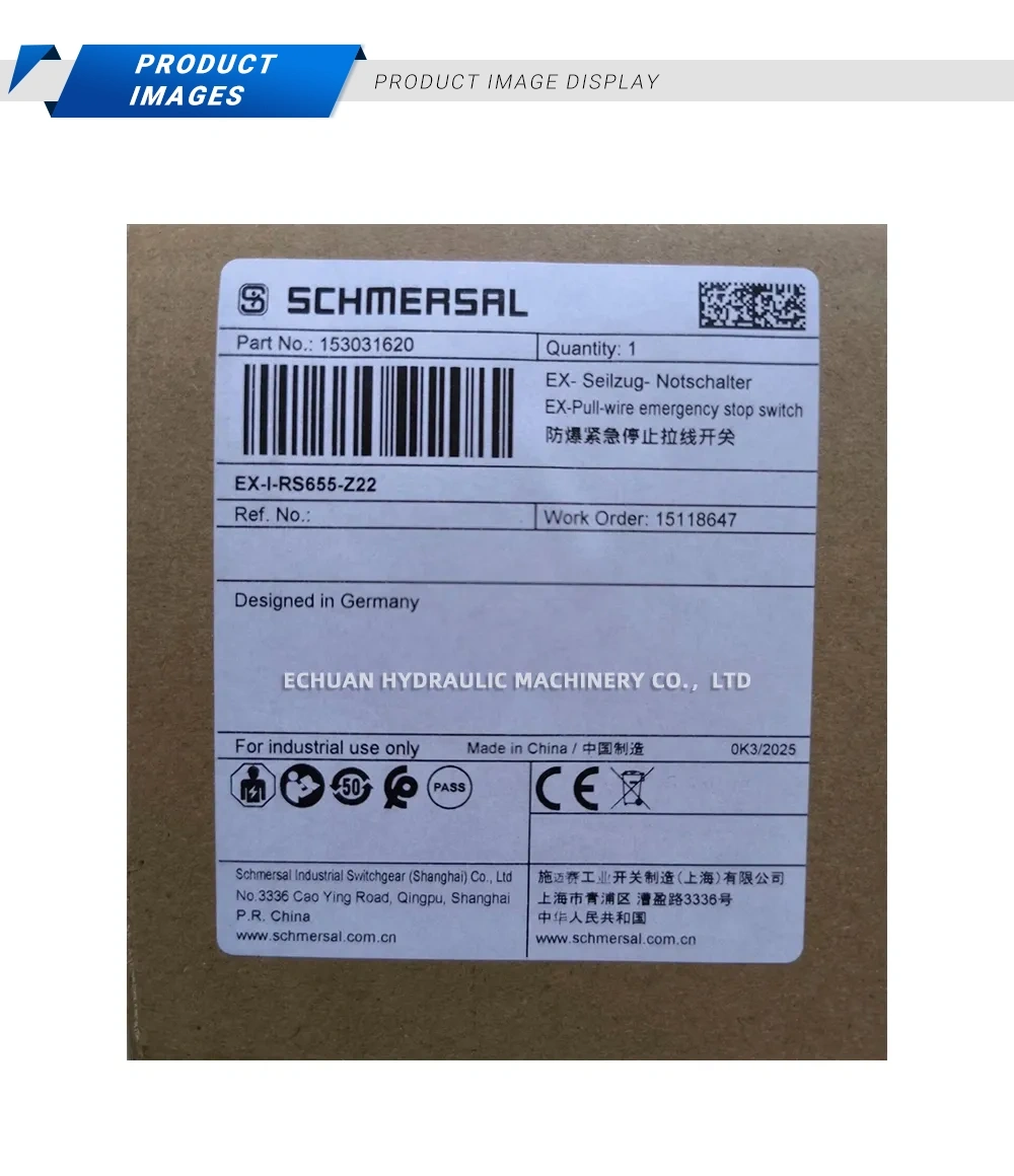 SCHMERSAL EX-I-RS655-Z22 EX-Pull-wire emergency stop switch Description