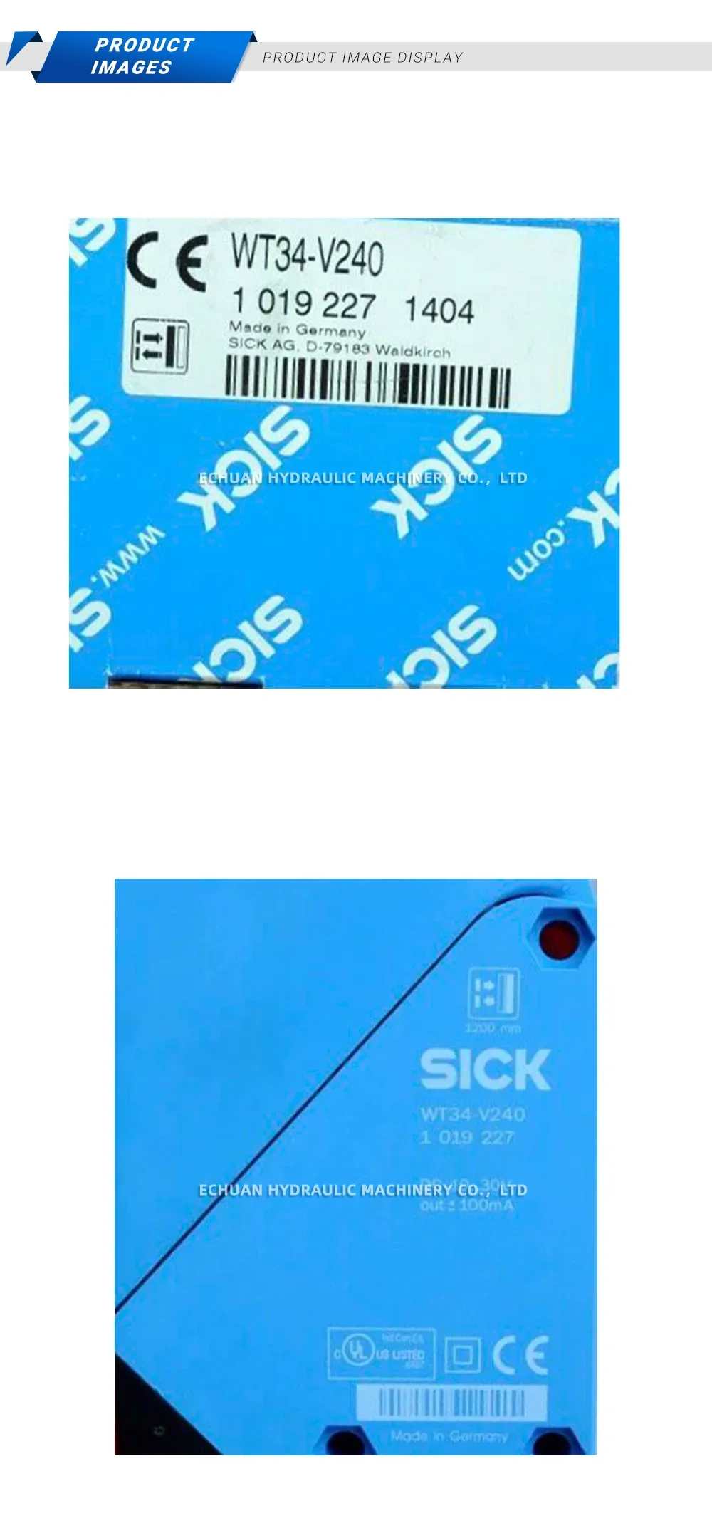 SICK WT34-V240 Photoelectric Sensor Description