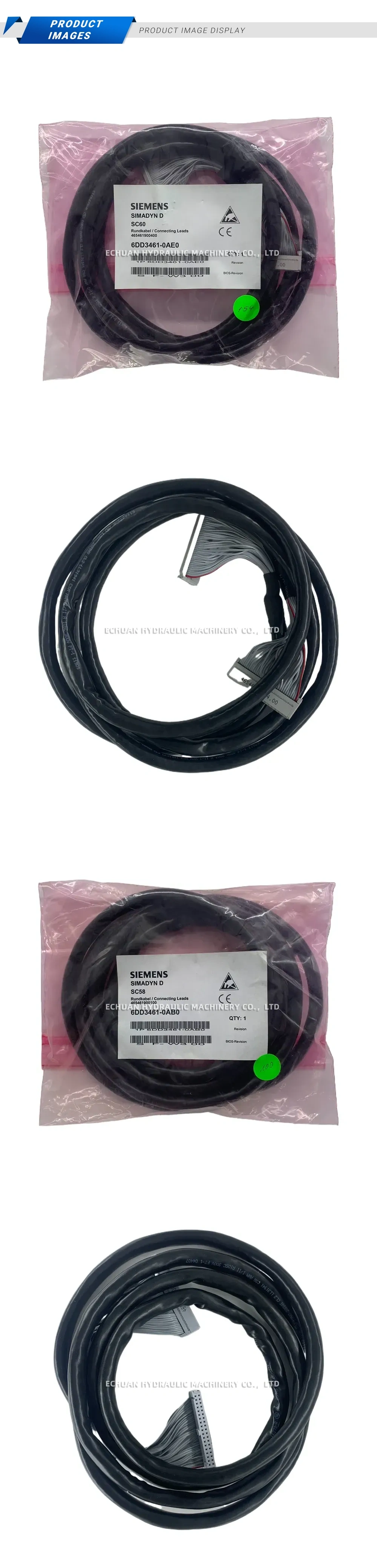SIEMENS 6DD3461-0AE0 SIMADYN D Connecting Leads Description