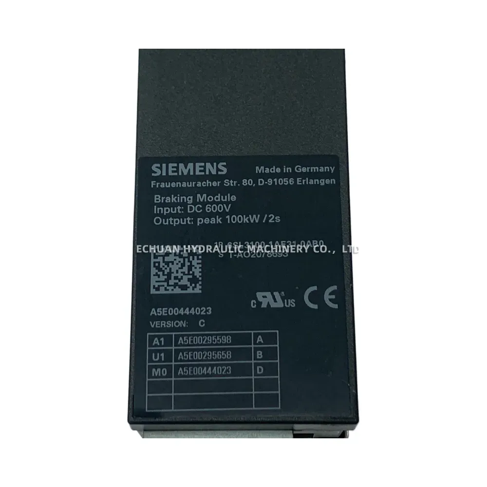 SIEMENS 6SL3100-1AE31-0AB0 Braking Module