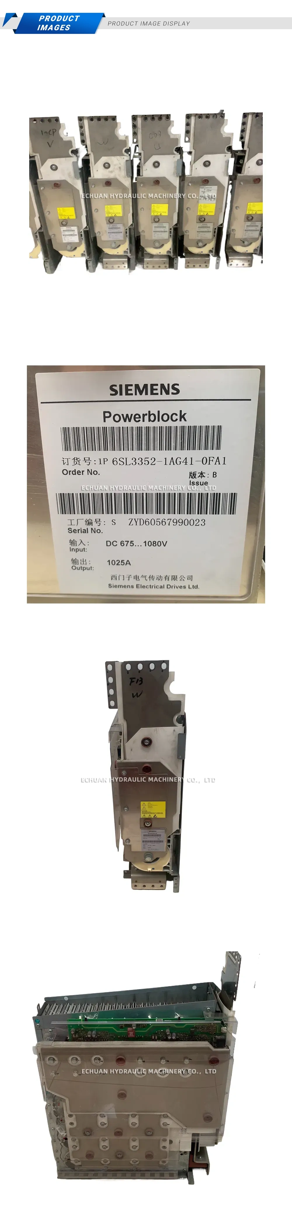 SIEMENS 6SL3352-1AG41-0FA1 Powerblock Description