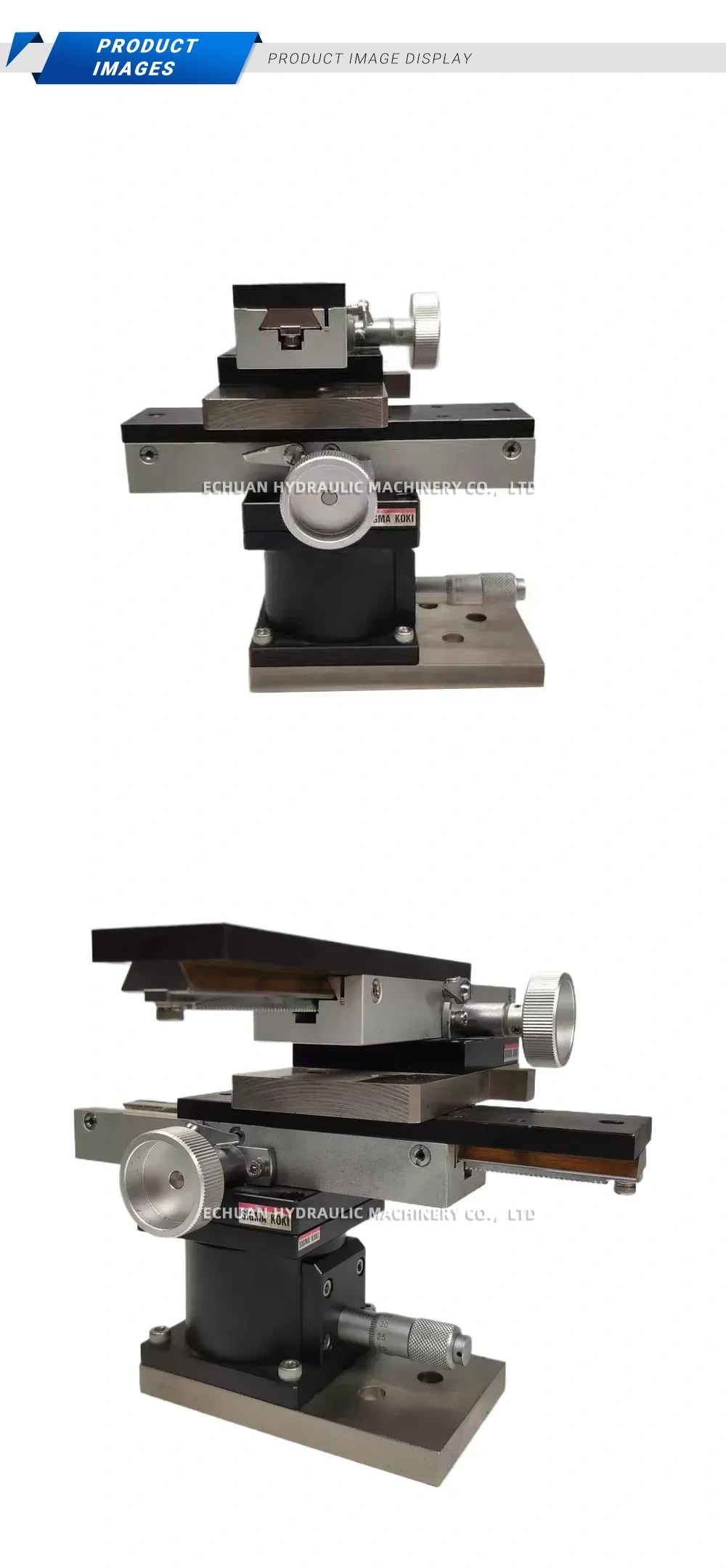 SIGMA KOKI Manual Multi-axis Precision Positioning Stage Description